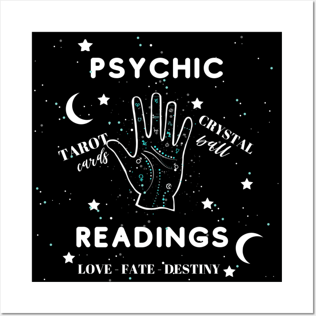 Psychic Readings Wall Art by Hija de Marte Tarot